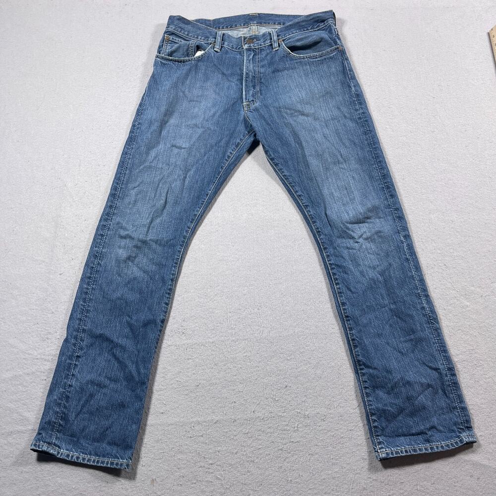 Polo Ralph Lauren Jeans Men 32x30 Straight Fit Medium Wash Denim‎ Y2K Vintage